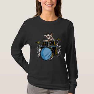 Erstaunlicher Katzendrummer T-Shirt