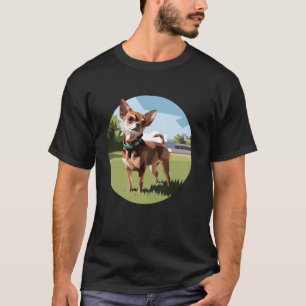 Erstaunlicher Langhaar Chihuahua für einen Chihuah T-Shirt
