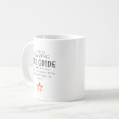Erstaunlicher Lebensführer Schwer zu findendes per Kaffeetasse (Vorderseite Links)