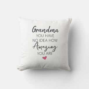 Erstaunlicher Oma-Geburtstags-Appreciation-Zitat Kissen