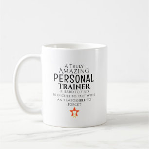 Erstaunlicher persönlicher Trainer Schwer zu finde Kaffeetasse