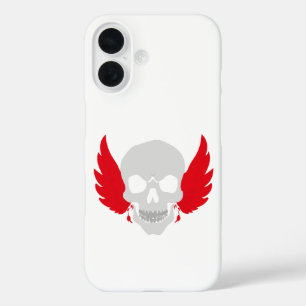 erstaunlicher Schädel mit Flügeln iPhone 16 Hülle