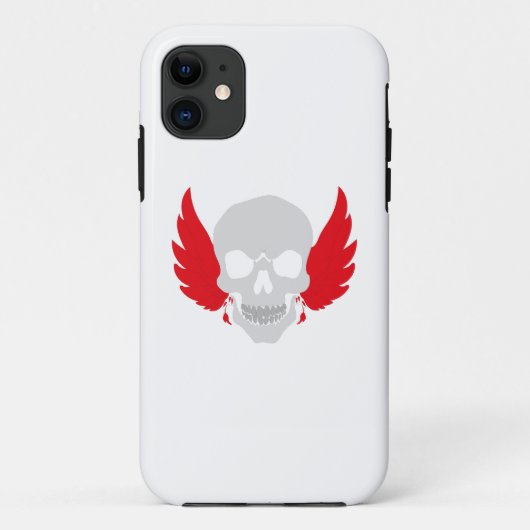 erstaunlicher Schädel mit Flügeln Case-Mate iPhone Hülle (Rückseite)