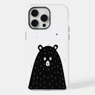 Erstaunlicher schwarzer Cartoon Panda iPhone 15 Pro Max Hülle