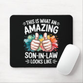 Erstaunlicher Schwiegersohn Geschenk lustiger Vate Mousepad (Mit Mouse)