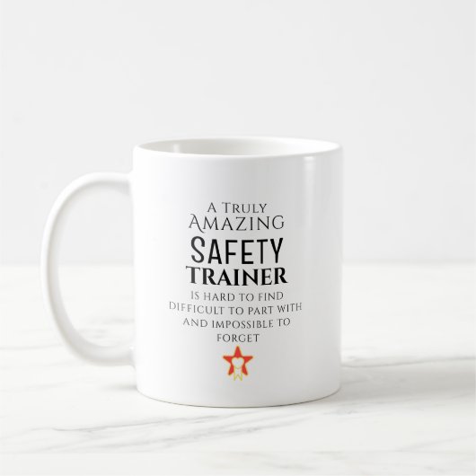 Erstaunlicher Sicherheits-Trainer Schwer Zu Finden Kaffeetasse (Links)