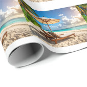 Erstaunlicher Strand Geschenkpapier (Rolleneckpunkt)