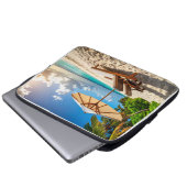 Erstaunlicher Strand Laptopschutzhülle (Vorne Knopf)