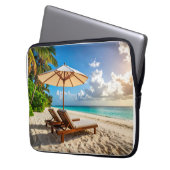 Erstaunlicher Strand Laptopschutzhülle (Vorderseite Links)