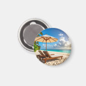 Erstaunlicher Strand Magnet (Vorderseite/Rückseite)