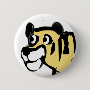 Erstaunlicher Tiger Button
