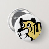Erstaunlicher Tiger Button (Vorne & Hinten)