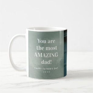 Erstaunlicher Vater-Foto Vatertag Kaffeetasse
