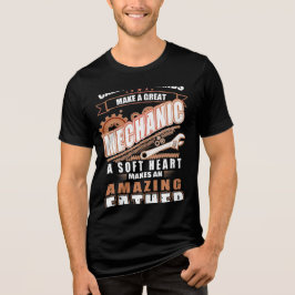 Erstaunlicher Vater Mechaniker T-Shirt Tri-Blend Shirt