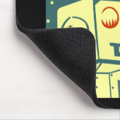 Erstaunlicher Weltraumroboter Mousepad (Ecke)