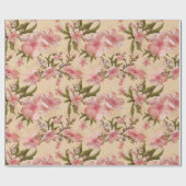 Erstaunliches Blumenmuster Geschenkpapier (Flach)