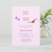 Erstaunliches Dragon in der Liebe Einladung (Stehend Vorderseite)