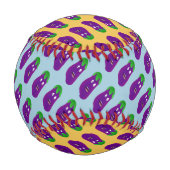 Erstaunliches Eggplant von Kenneth Yoncich Baseball (Vorderseite)