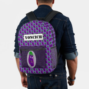 Erstaunliches Eggplant von Kenneth Yoncich Bedruckter Rucksack