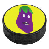 Erstaunliches Eggplant von Kenneth Yoncich Eishockey Puck (3/4)