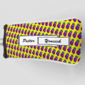 Erstaunliches Eggplant von Kenneth Yoncich Golf Headcover (Vorderseite)