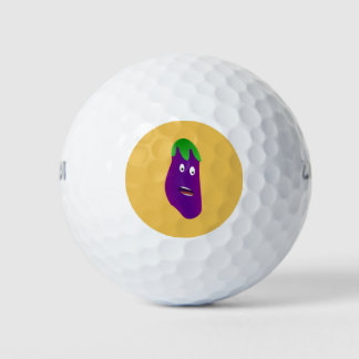 Erstaunliches Eggplant von Kenneth Yoncich Golfball
