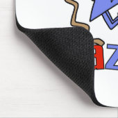 Erstaunliches Mädchen Held Mousepad (Ecke)