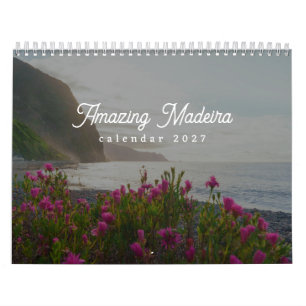 Erstaunliches Madeira Portugal Landschaftlich Kalender