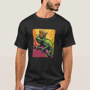 Erstaunliches mehrfarbiges Chamäleon mit Kronenkos T-Shirt
