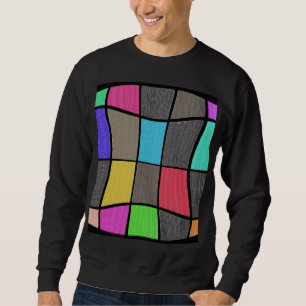 Erstaunliches modernes Design im Mondrian-Stil Sweatshirt