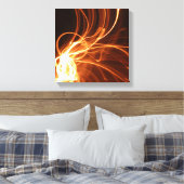 Erstaunliches Spirallicht Leinwanddruck (Insitu (Schlafzimmer))