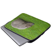Erstaunliches Tier Capybara Laptopschutzhülle (Vorne Knopf)