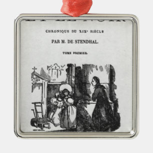 Erstausgabe 'des Rotes und des Black Silbernes Ornament