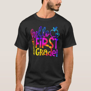 Erste 1. Klasse Lehrer Kind Erster Tag Zurück zur T-Shirt