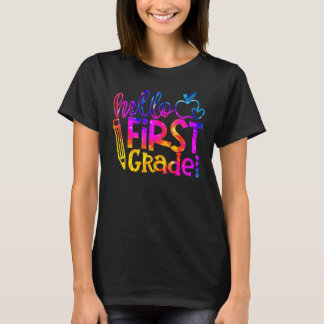 Erste 1. Klassenlehrerin Erster Tag zurück zur Sch T-Shirt