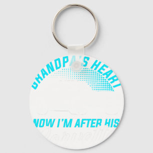 Erste 1 stahl Opa's Herz jetzt bin ich hinter sein Schlüsselanhänger