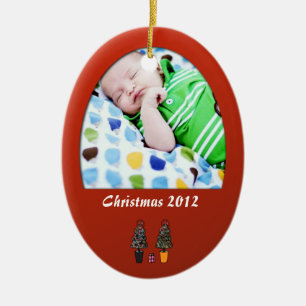 Erste 1. Verzierung des Babys Weihnachts Keramikornament