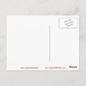 Erste 4 Zeilen Sonnet # 18 von Shakespeare Postkarte (Rückseite)