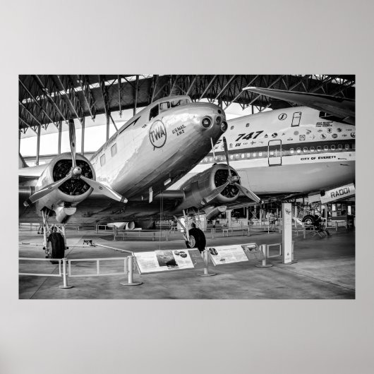 Erste 747 und DC-2 Poster (Vorne)