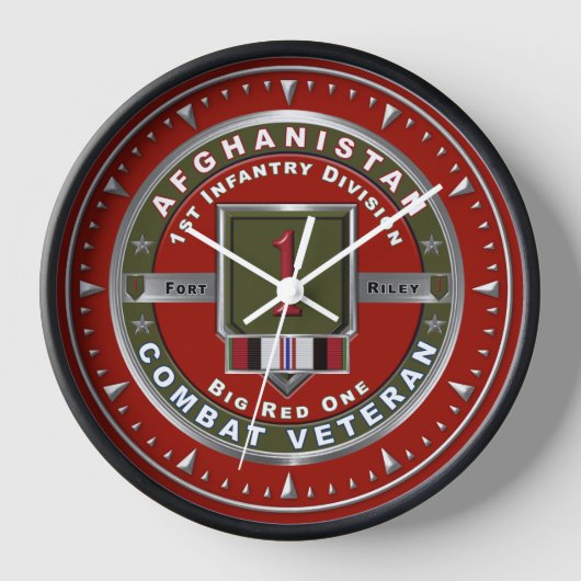 Erste Abteilung Infanterie Afghanistan Veteran Uhr (Vorderseite)