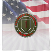 Erste Abteilung Infanterie Duschvorhang (Vorderseite)