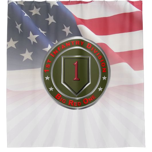 Erste Abteilung Infanterie Duschvorhang (Vorderseite)