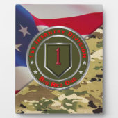 Erste Abteilung Infanterie Fotoplatte (Vorderseite)