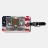 Erste Abteilung Infanterie Gepäckanhänger (Vorderseite horizontal)