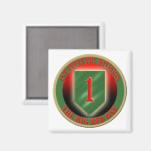 Erste Abteilung Infanterie Magnet (Vorderseite/Rückseite)