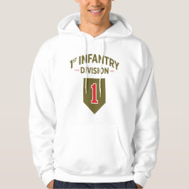 Erste Abteilung Infanterie Militärische Staaten Hoodie