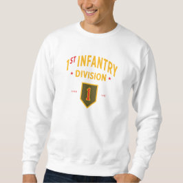 Erste Abteilung Infanterie - Militärische Staaten Sweatshirt