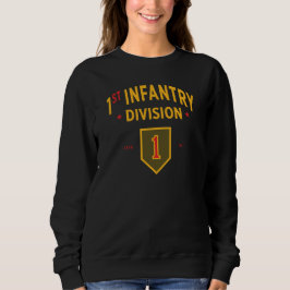 Erste Abteilung Infanterie - Militärische Staaten Sweatshirt