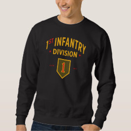 Erste Abteilung Infanterie - Militärische Staaten Sweatshirt
