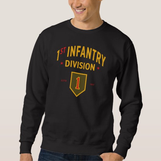 Erste Abteilung Infanterie - Militärische Staaten Sweatshirt (Vorderseite)